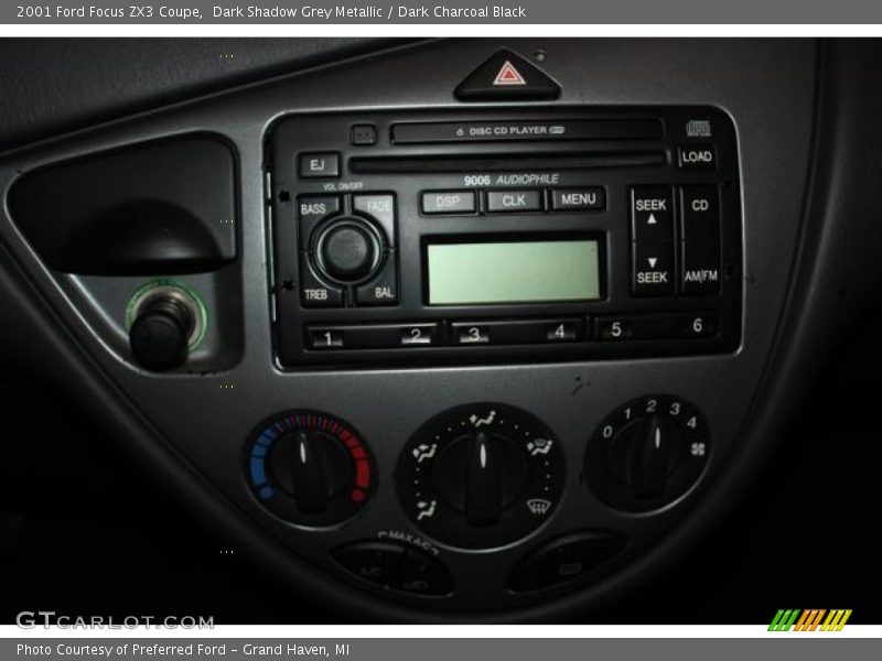 Dark Shadow Grey Metallic / Dark Charcoal Black 2001 Ford Focus ZX3 Coupe