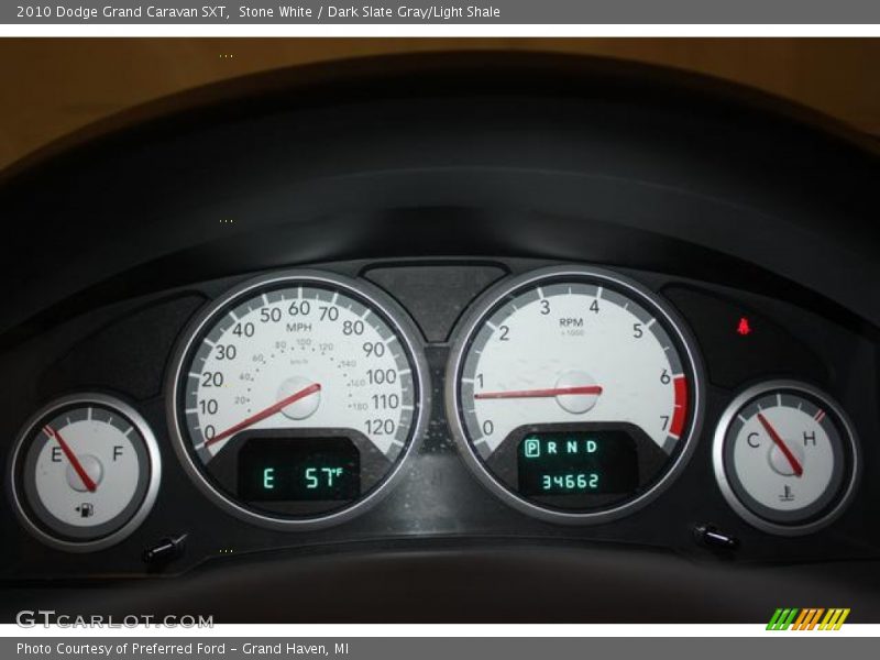  2010 Grand Caravan SXT SXT Gauges