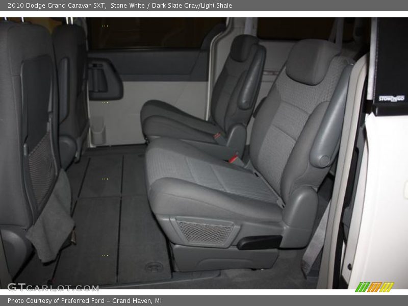 Stone White / Dark Slate Gray/Light Shale 2010 Dodge Grand Caravan SXT