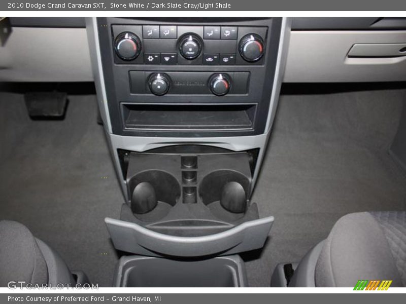 Stone White / Dark Slate Gray/Light Shale 2010 Dodge Grand Caravan SXT