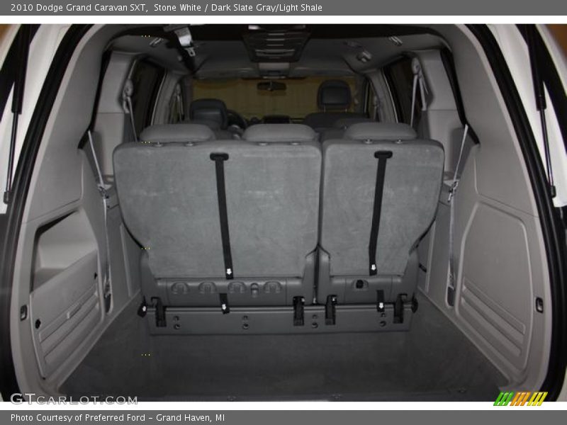 Stone White / Dark Slate Gray/Light Shale 2010 Dodge Grand Caravan SXT