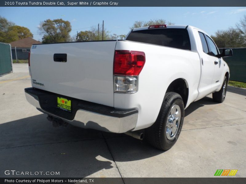 Super White / Graphite Gray 2010 Toyota Tundra Double Cab