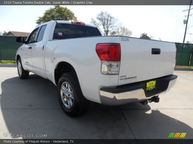 Super White / Graphite Gray 2010 Toyota Tundra Double Cab