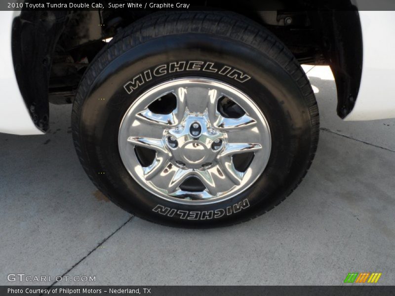 Super White / Graphite Gray 2010 Toyota Tundra Double Cab