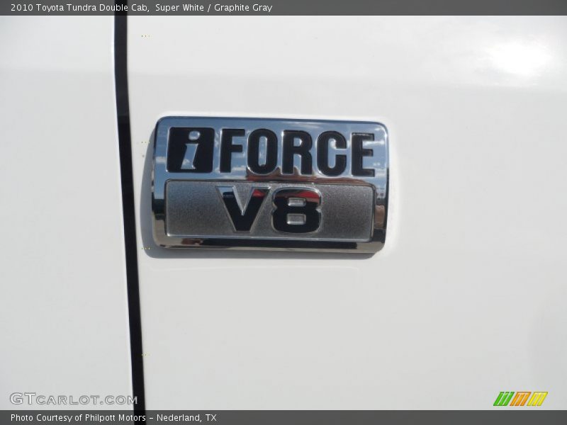 Super White / Graphite Gray 2010 Toyota Tundra Double Cab