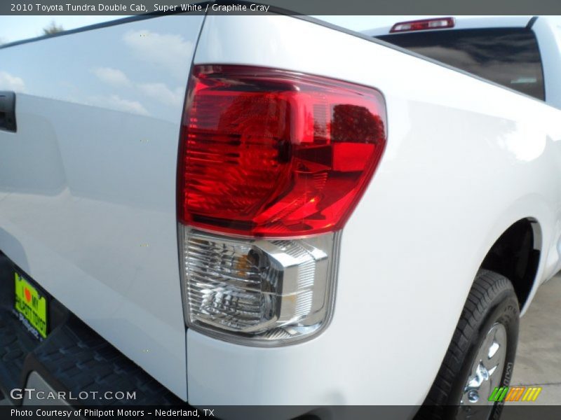 Super White / Graphite Gray 2010 Toyota Tundra Double Cab