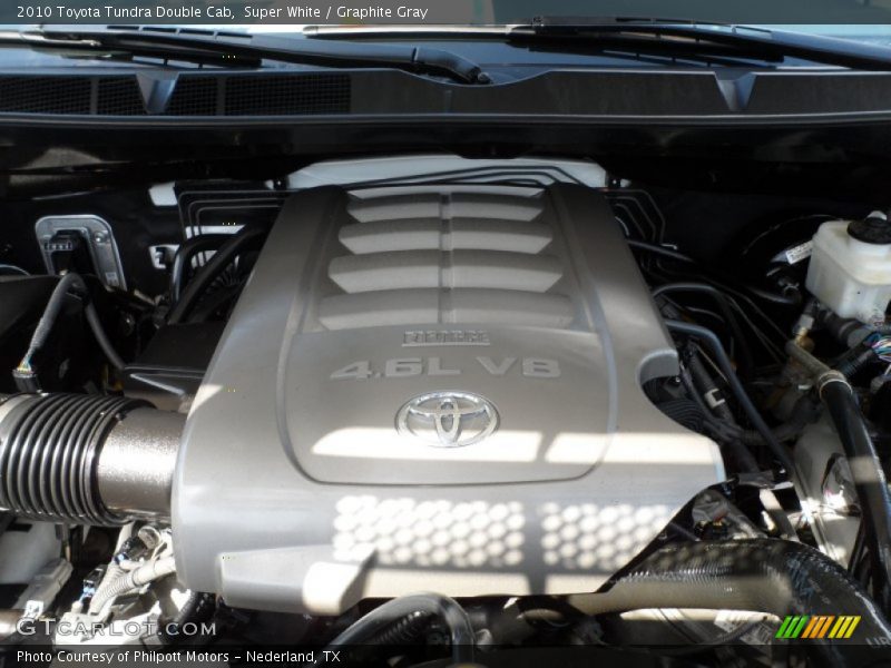 Super White / Graphite Gray 2010 Toyota Tundra Double Cab