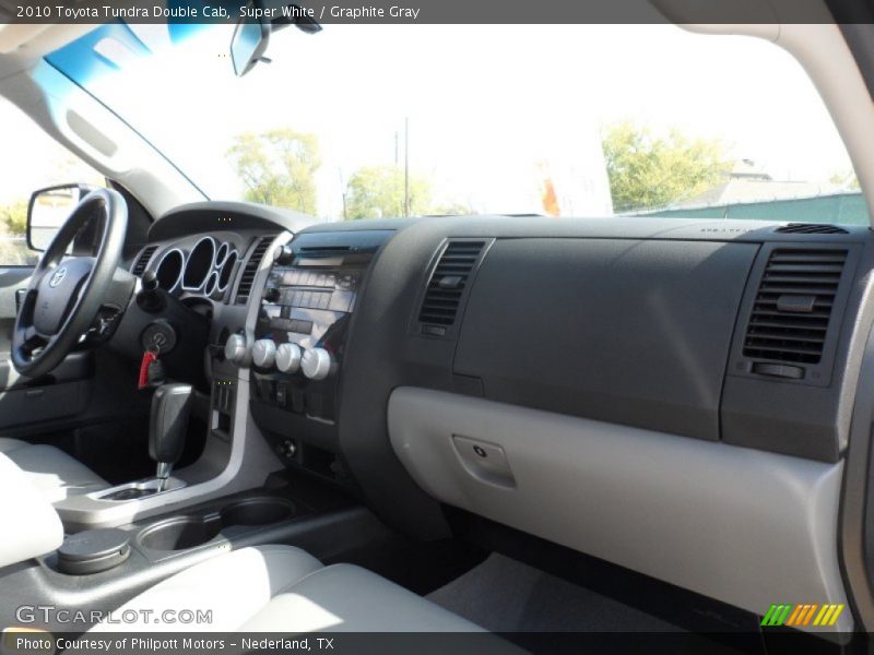 Super White / Graphite Gray 2010 Toyota Tundra Double Cab