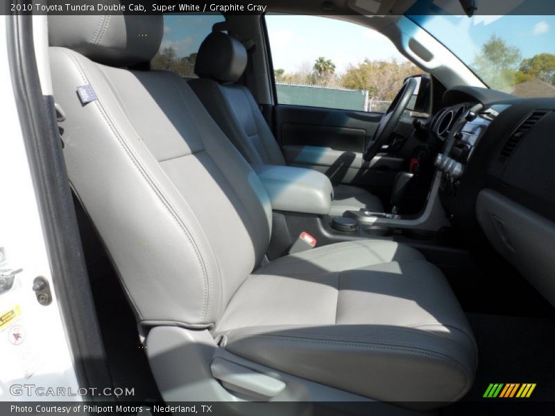 Super White / Graphite Gray 2010 Toyota Tundra Double Cab