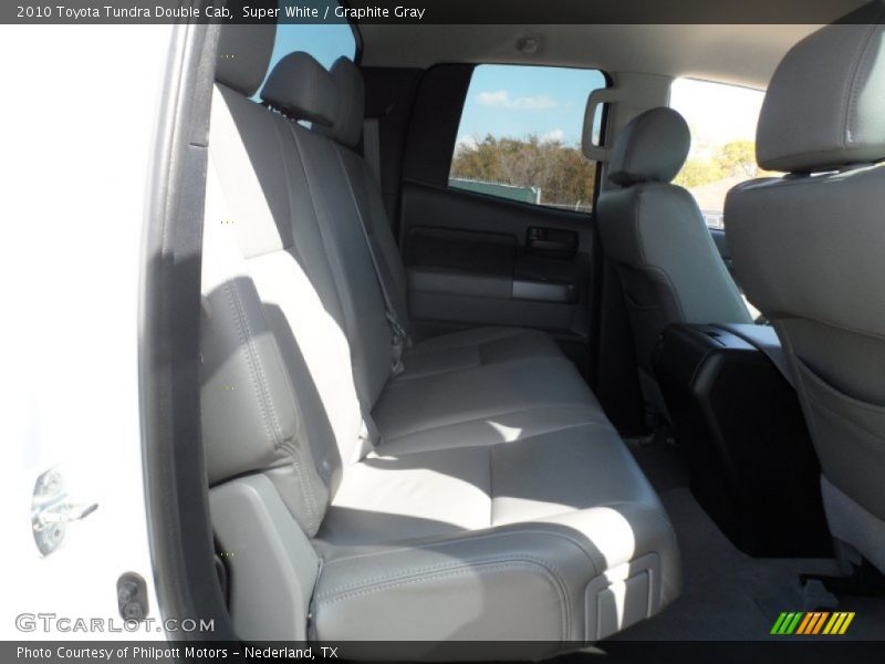 Super White / Graphite Gray 2010 Toyota Tundra Double Cab