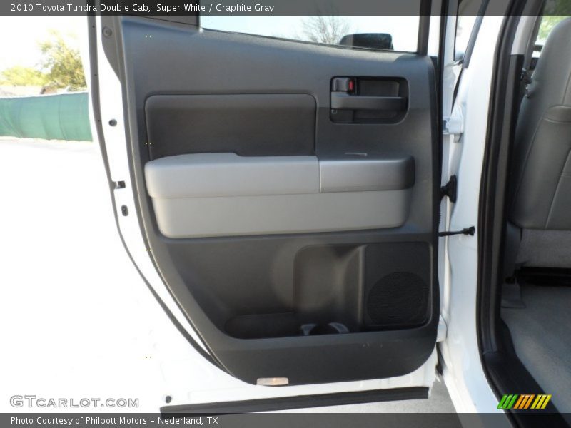 Super White / Graphite Gray 2010 Toyota Tundra Double Cab