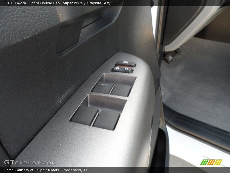 Super White / Graphite Gray 2010 Toyota Tundra Double Cab