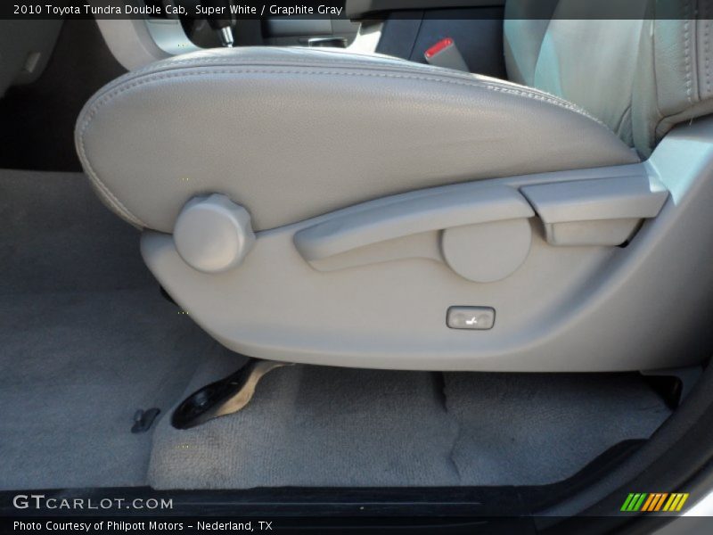 Super White / Graphite Gray 2010 Toyota Tundra Double Cab