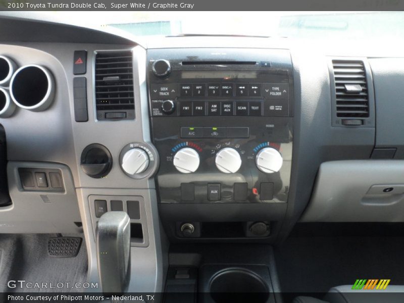 Super White / Graphite Gray 2010 Toyota Tundra Double Cab