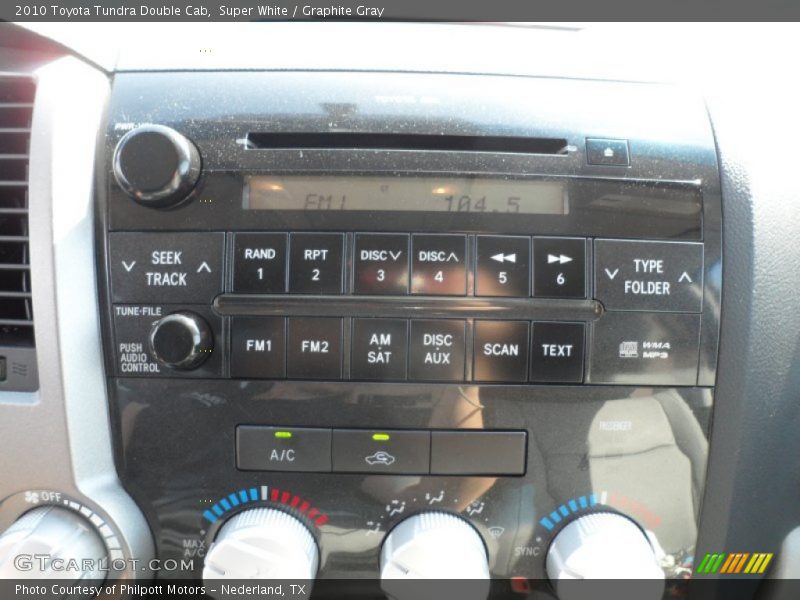 Super White / Graphite Gray 2010 Toyota Tundra Double Cab