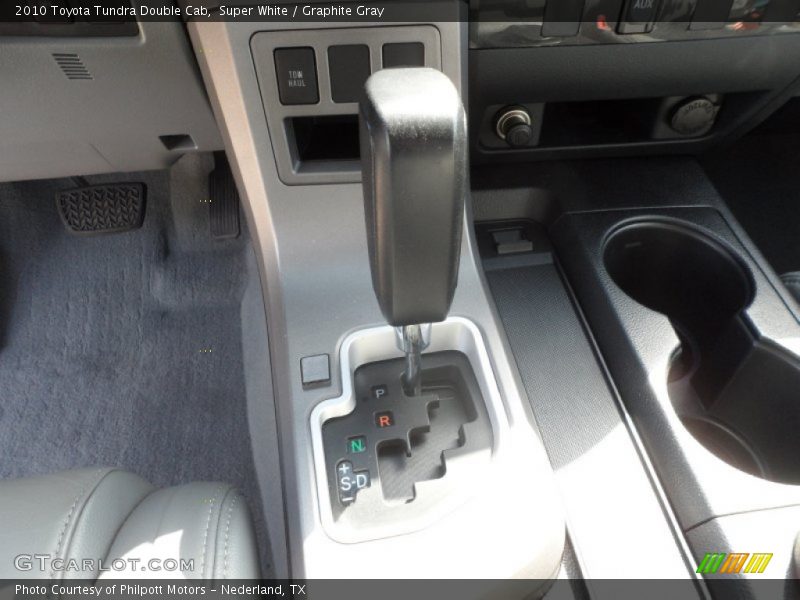 Super White / Graphite Gray 2010 Toyota Tundra Double Cab