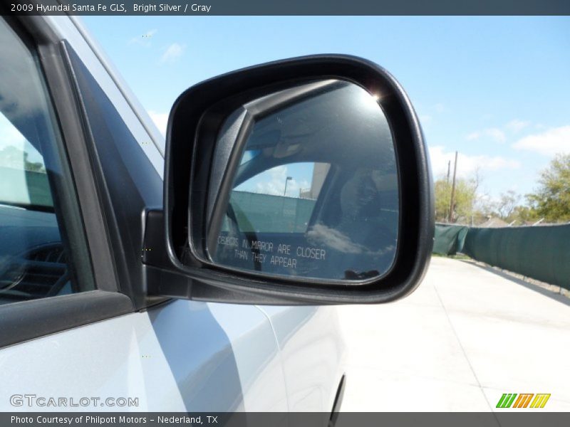 Bright Silver / Gray 2009 Hyundai Santa Fe GLS