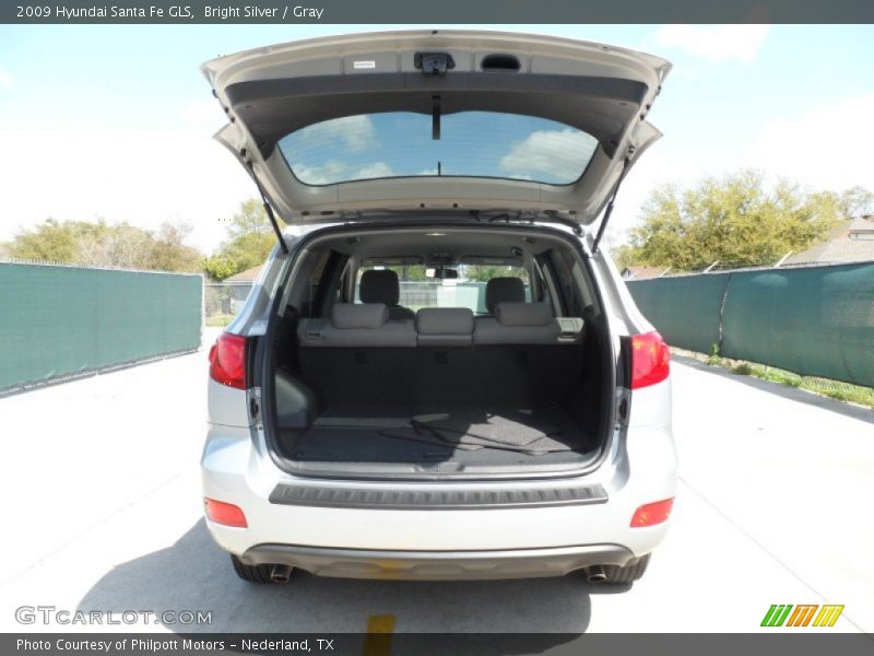 Bright Silver / Gray 2009 Hyundai Santa Fe GLS