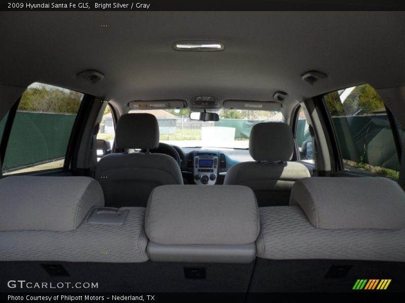 Bright Silver / Gray 2009 Hyundai Santa Fe GLS