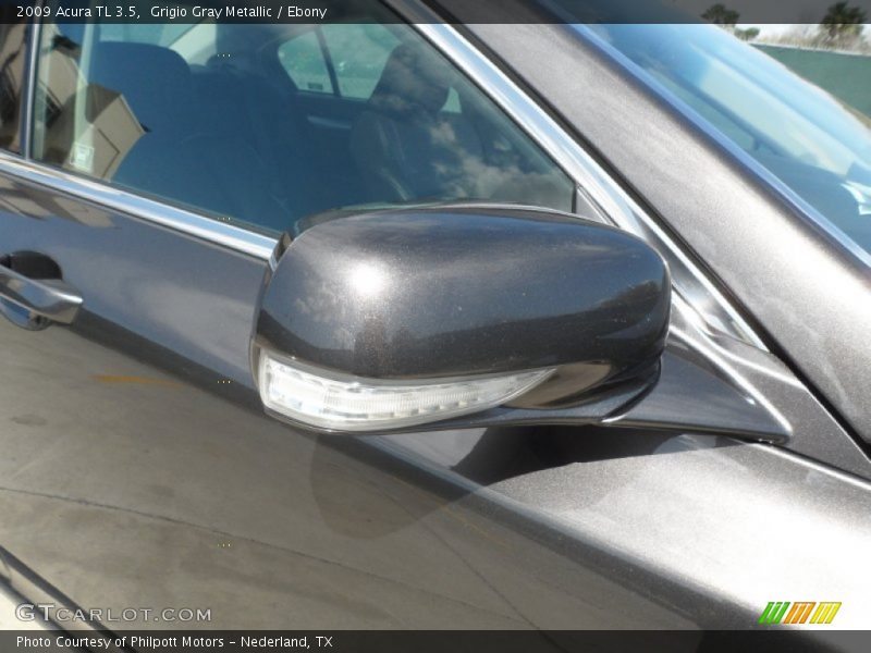 Grigio Gray Metallic / Ebony 2009 Acura TL 3.5