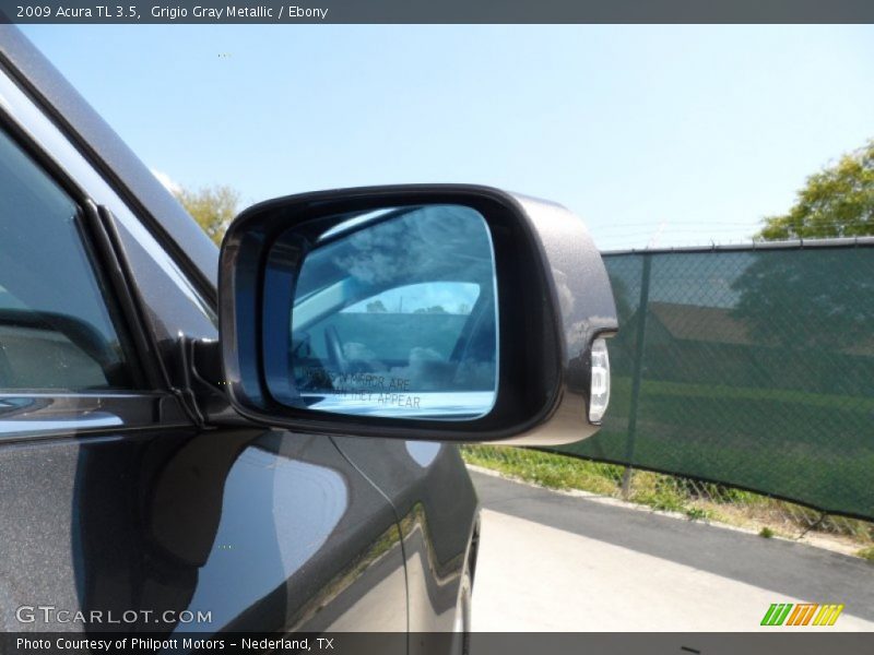Grigio Gray Metallic / Ebony 2009 Acura TL 3.5