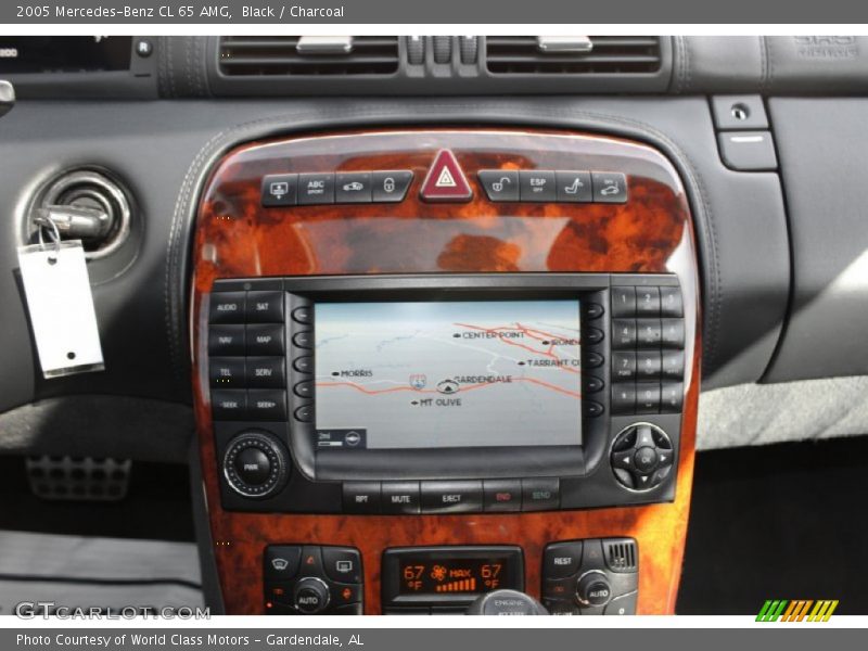 Navigation of 2005 CL 65 AMG