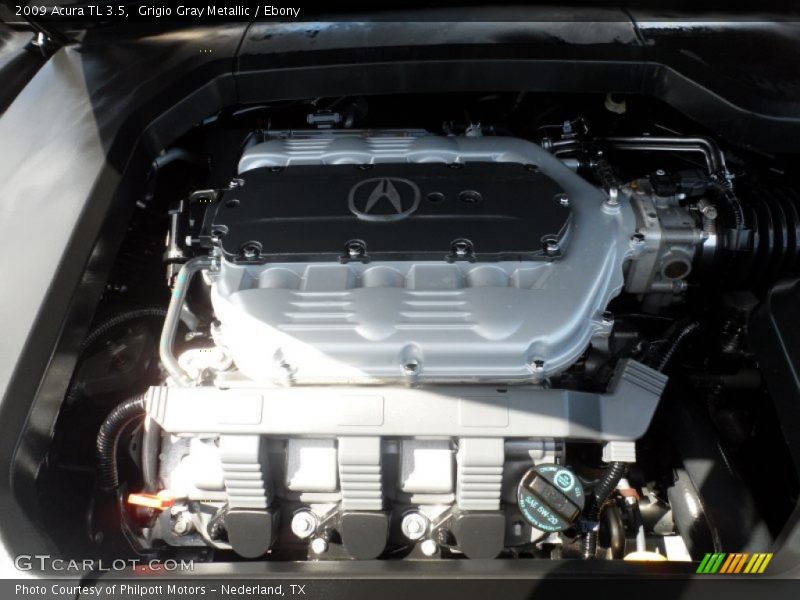 Grigio Gray Metallic / Ebony 2009 Acura TL 3.5