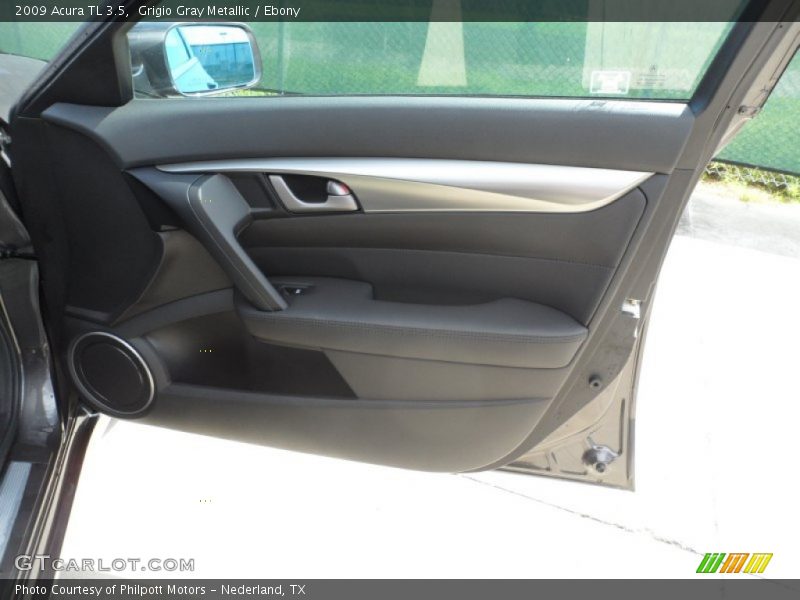 Grigio Gray Metallic / Ebony 2009 Acura TL 3.5