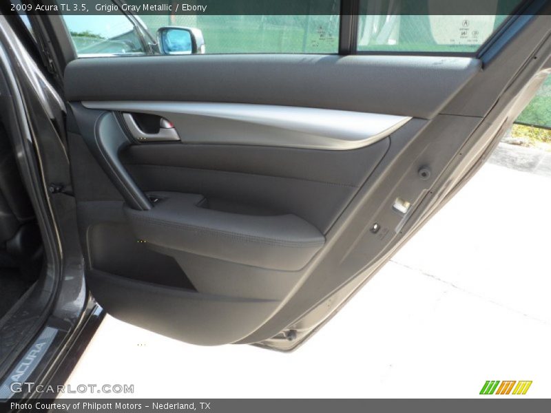 Grigio Gray Metallic / Ebony 2009 Acura TL 3.5