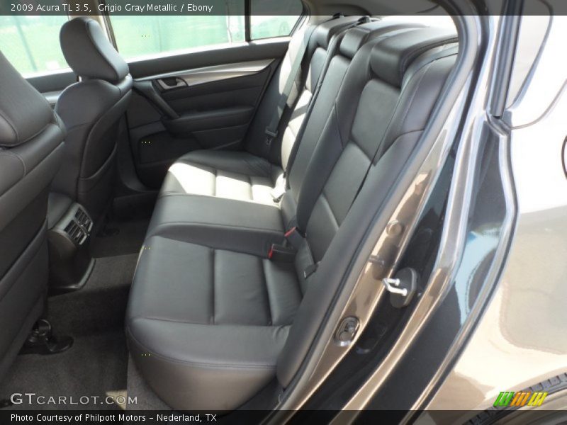Grigio Gray Metallic / Ebony 2009 Acura TL 3.5