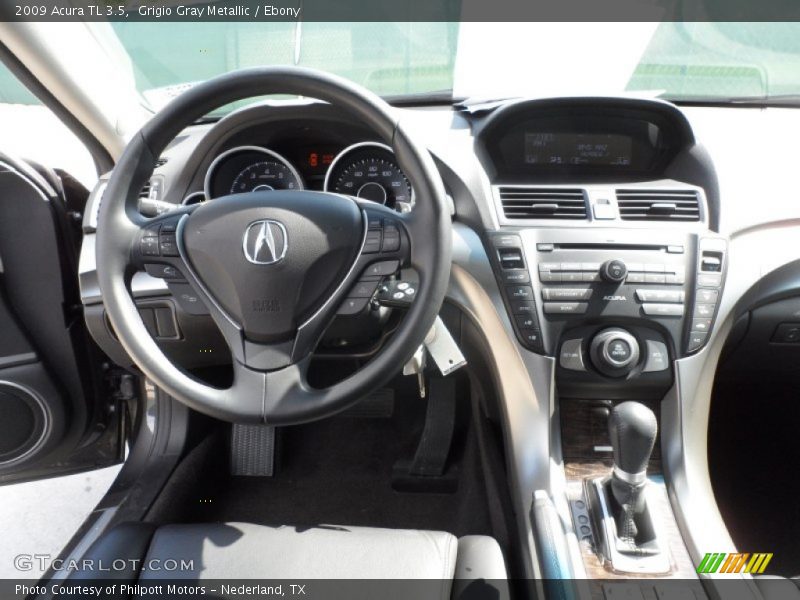 Grigio Gray Metallic / Ebony 2009 Acura TL 3.5