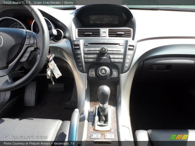 Grigio Gray Metallic / Ebony 2009 Acura TL 3.5