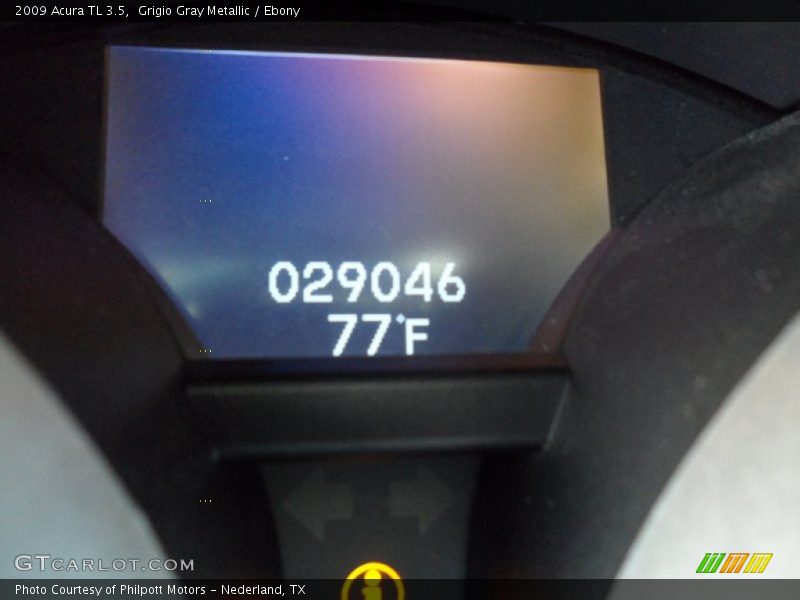 Grigio Gray Metallic / Ebony 2009 Acura TL 3.5