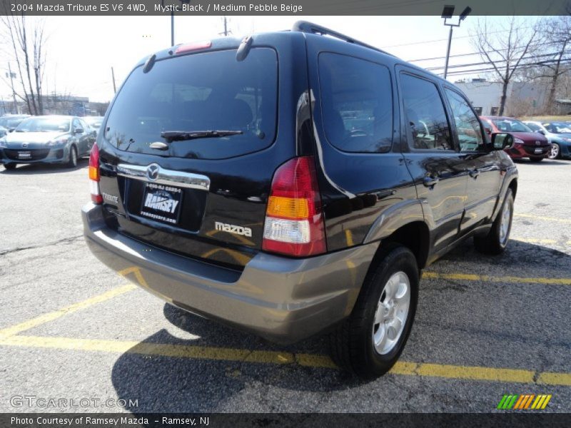 Mystic Black / Medium Pebble Beige 2004 Mazda Tribute ES V6 4WD