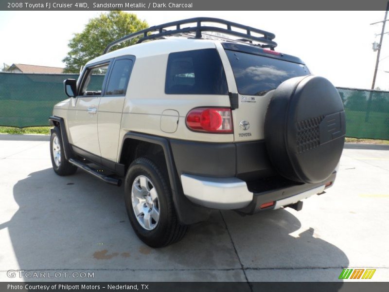 Sandstorm Metallic / Dark Charcoal 2008 Toyota FJ Cruiser 4WD