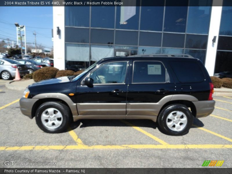 Mystic Black / Medium Pebble Beige 2004 Mazda Tribute ES V6 4WD