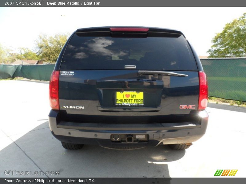 Deep Blue Metallic / Light Tan 2007 GMC Yukon SLT