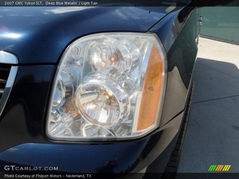 Deep Blue Metallic / Light Tan 2007 GMC Yukon SLT
