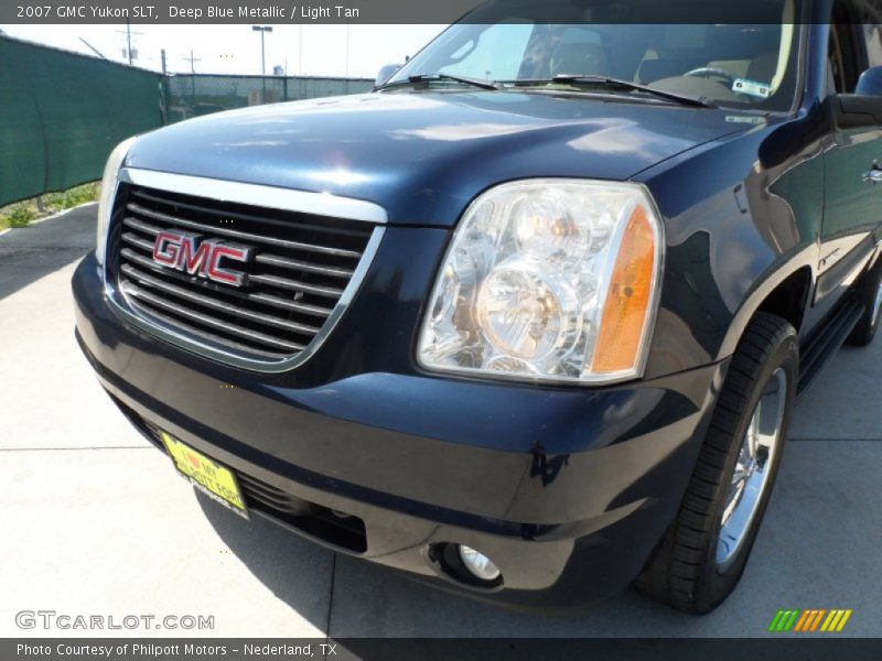 Deep Blue Metallic / Light Tan 2007 GMC Yukon SLT