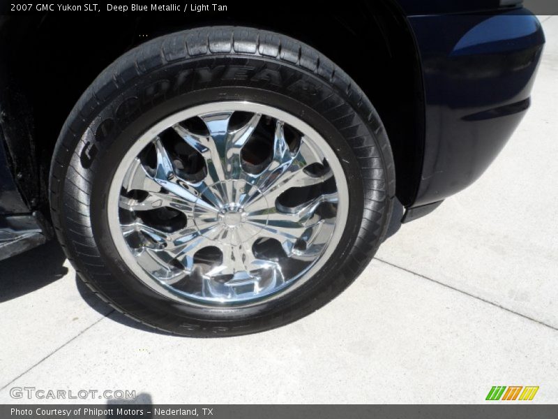 Deep Blue Metallic / Light Tan 2007 GMC Yukon SLT