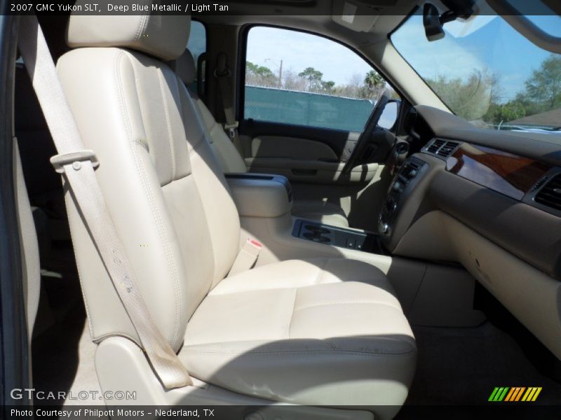 Deep Blue Metallic / Light Tan 2007 GMC Yukon SLT