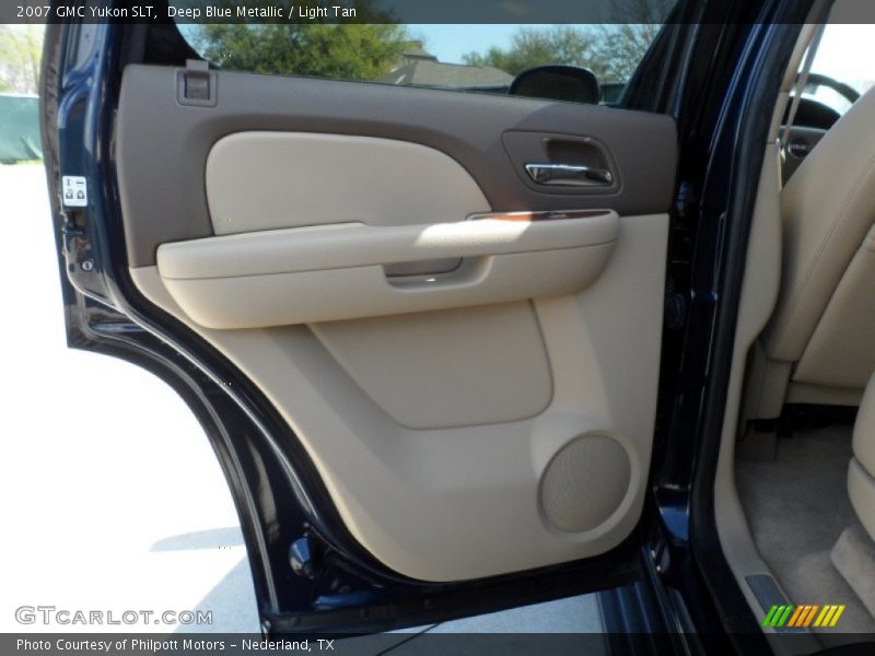 Deep Blue Metallic / Light Tan 2007 GMC Yukon SLT