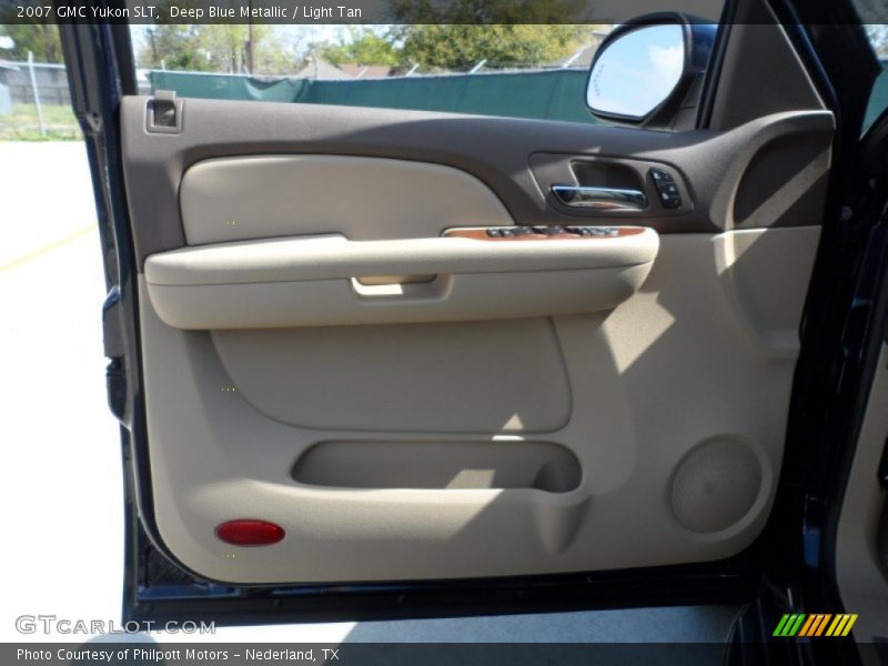 Deep Blue Metallic / Light Tan 2007 GMC Yukon SLT