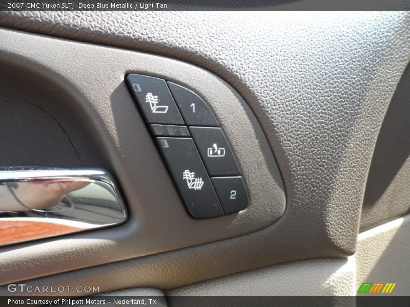 Deep Blue Metallic / Light Tan 2007 GMC Yukon SLT