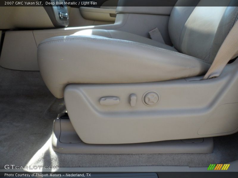 Deep Blue Metallic / Light Tan 2007 GMC Yukon SLT