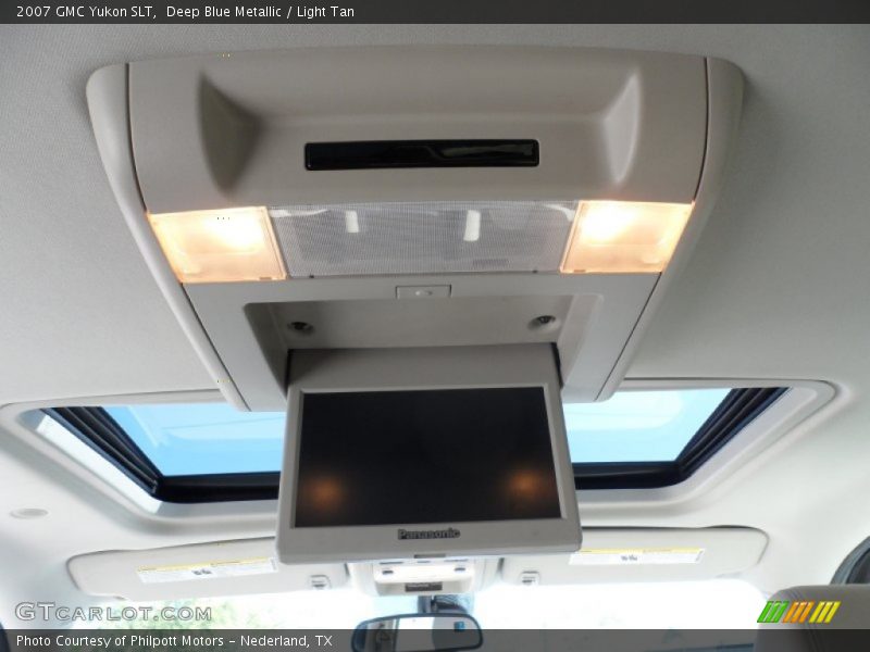 Deep Blue Metallic / Light Tan 2007 GMC Yukon SLT