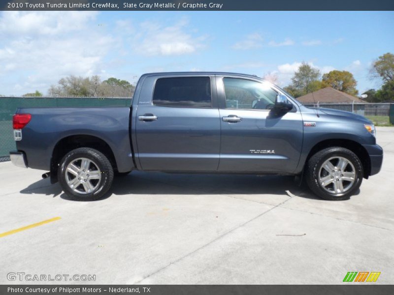 Slate Gray Metallic / Graphite Gray 2010 Toyota Tundra Limited CrewMax