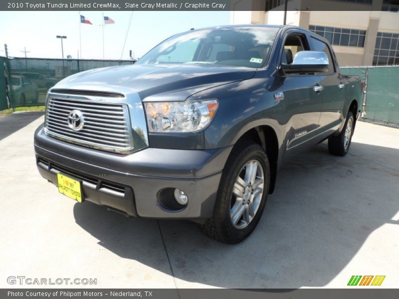 Slate Gray Metallic / Graphite Gray 2010 Toyota Tundra Limited CrewMax
