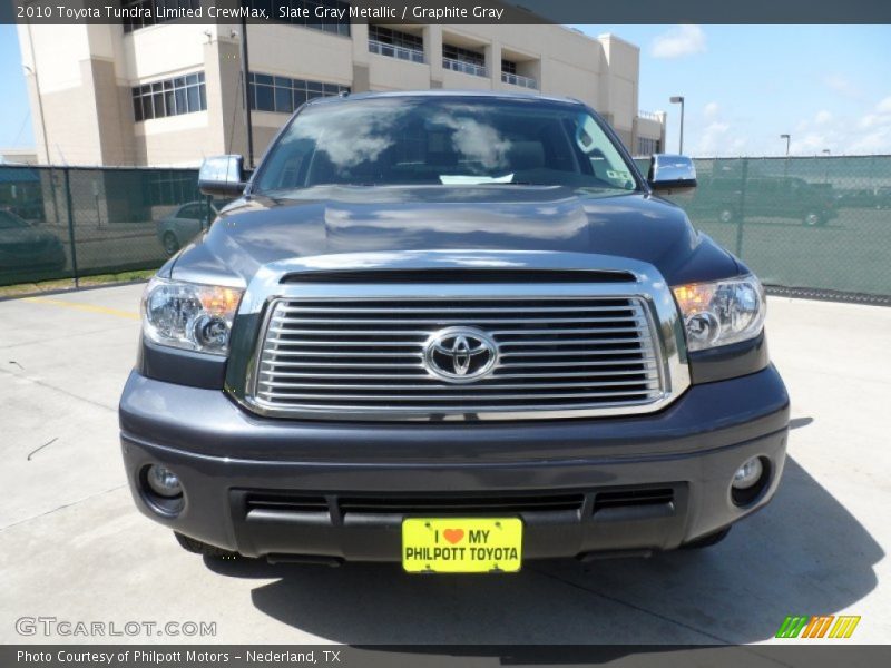 Slate Gray Metallic / Graphite Gray 2010 Toyota Tundra Limited CrewMax