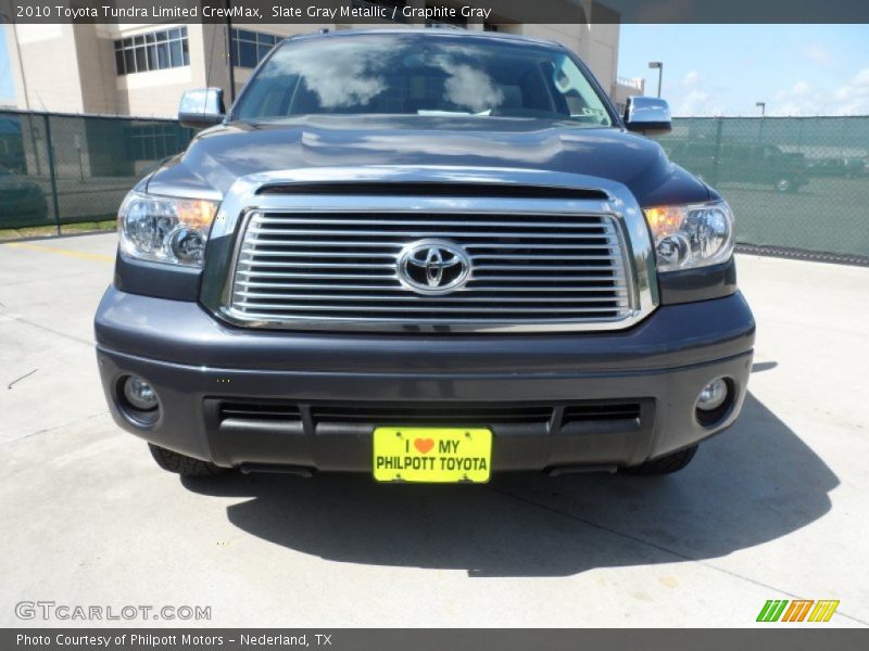 Slate Gray Metallic / Graphite Gray 2010 Toyota Tundra Limited CrewMax